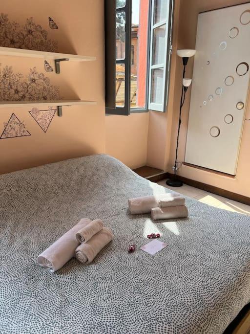 Minimal Studio Con Travi A Vista Piacenza Zewnętrze zdjęcie