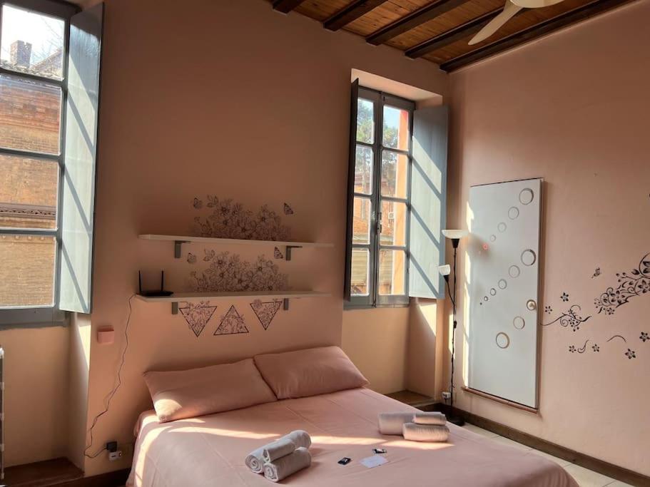 Minimal Studio Con Travi A Vista Piacenza Zewnętrze zdjęcie