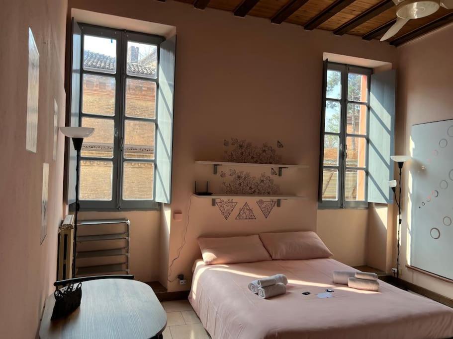 Minimal Studio Con Travi A Vista Piacenza Zewnętrze zdjęcie